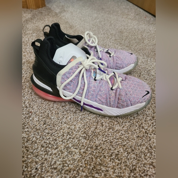 Nike Other - Nike LeBron XVIII 18 Purple White Black Red CW2760 900 basketball sneakers shoes